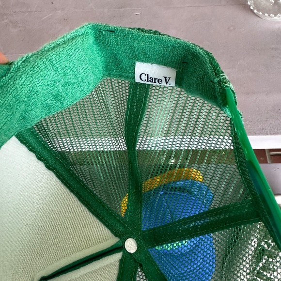 Clare V CIAO Trucker Hat New Without Tags